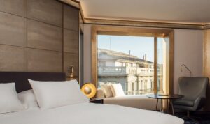 Almanac Barcelona No 2 Room looking onto city from one of the top boutique hotels in Barcelona