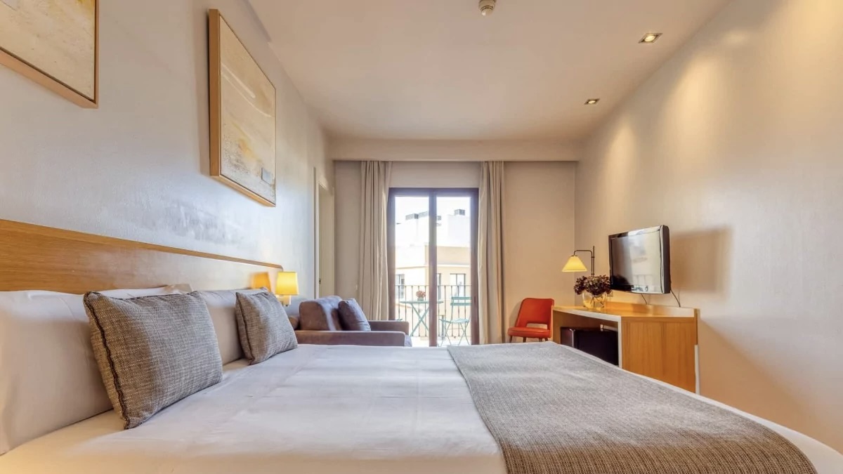 Hotel Arc La Rambla room with view one of the best luxury Barcelona Hotels in Las Ramblas